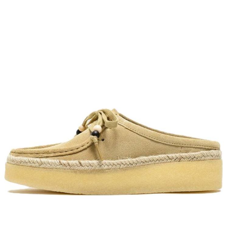 (W) Clarks Wallabeecup Lo Suede 'Maple'