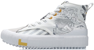 (Women) Li-Ning Classic Canvas Hi x Disney 'White Grey' AGCR180-3 (Women) Li-Ning Classic Canvas Hi x Disney 'White Grey' AGCR180-3