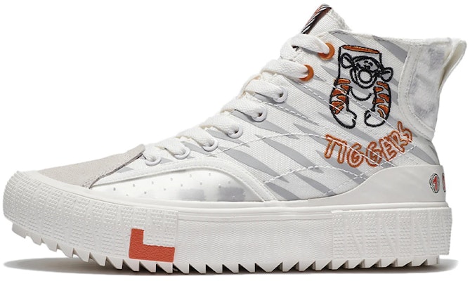 (Women) Li-Ning Classic Canvas Hi x Disney Tigger 'White' AGCS334-1 Buy (Women) Li-Ning Classic Canvas Hi x Disney Tigger 'White' AGCS334-1