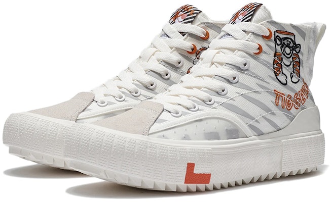 (Women) Li-Ning Classic Canvas Hi x Disney Tigger 'White' AGCS334-1 Lookbook (Women) Li-Ning Classic Canvas Hi x Disney Tigger 'White' AGCS334-1