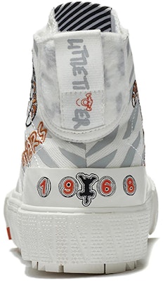 (Women) Li-Ning Classic Canvas Hi x Disney Tigger 'White' AGCS334-1 Details for (Women) Li-Ning Classic Canvas Hi x Disney Tigger 'White' AGCS334-1