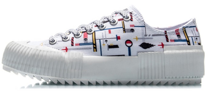 李寧 低幫 板鞋 女款 白色 Buy 李寧 低幫 板鞋 女款 白色