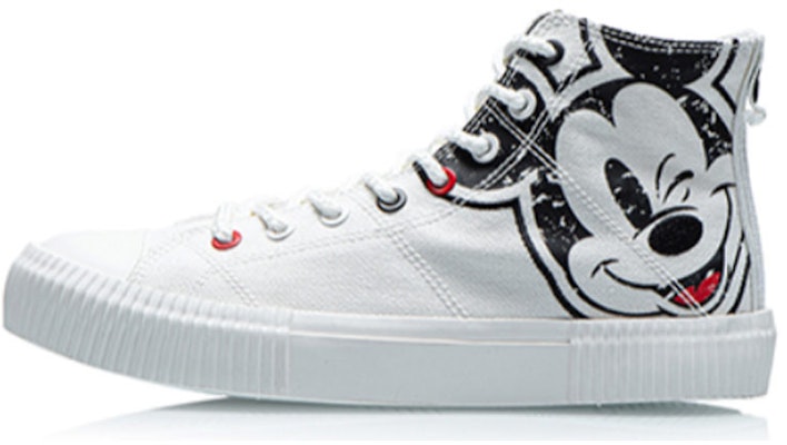 (Women) Li-Ning Classic Leisure x Disney 'White Black' AGCR284-2 Buy (Women) Li-Ning Classic Leisure x Disney 'White Black' AGCR284-2