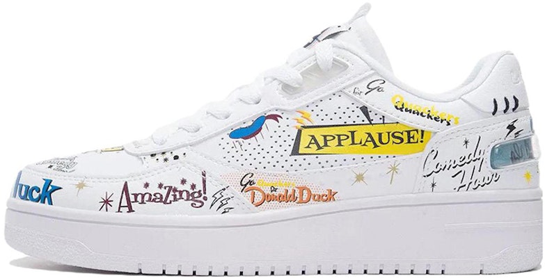 (Women) Li-Ning Classic Skateboarding x Disney 'White Yellow' AGCS146-4 Buy (Women) Li-Ning Classic Skateboarding x Disney 'White Yellow' AGCS146-4