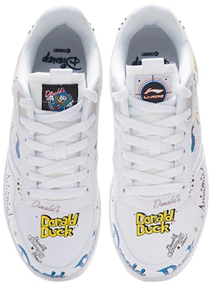 (Women) Li-Ning Classic Skateboarding x Disney 'White Yellow' AGCS146-4 Shop (Women) Li-Ning Classic Skateboarding x Disney 'White Yellow' AGCS146-4