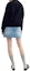 Shop (Women) COACH Black Cotton Boyfriend Style Crewneck Sweatshirt CAH74-NAV