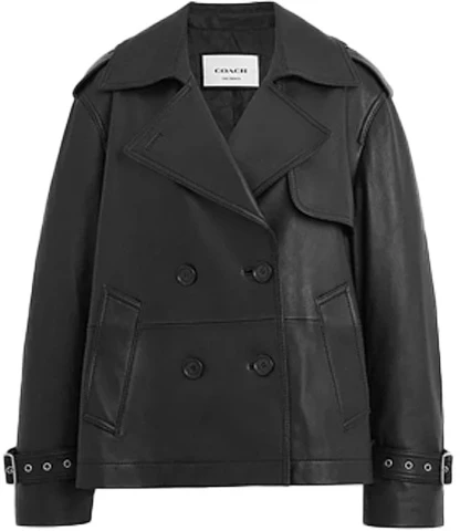 women-coach-black-double-breasted-leather-jacket-with-long-sleeves-cl-357-blk