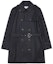 Buy (Women) COACH Black Double-Breasted Mid-Length Trench Coat. C8762-BLK