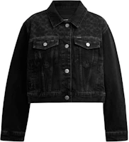 (Women) COACH Black Floral Print Long Sleeve Jacket with Single Button Closure. CY636-BLK (Women) COACH Black Floral Print Long Sleeve Jacket with Single Button Closure. CY636-BLK