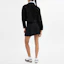 Shop (W) COACH Jaket Hitam Floral Lengan Panjang dengan Kancing Satu. CY636-BLK