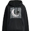 Details for (Women) COACH Black Hoodie with Solid Color and Black Cat Design. CX168-BLK