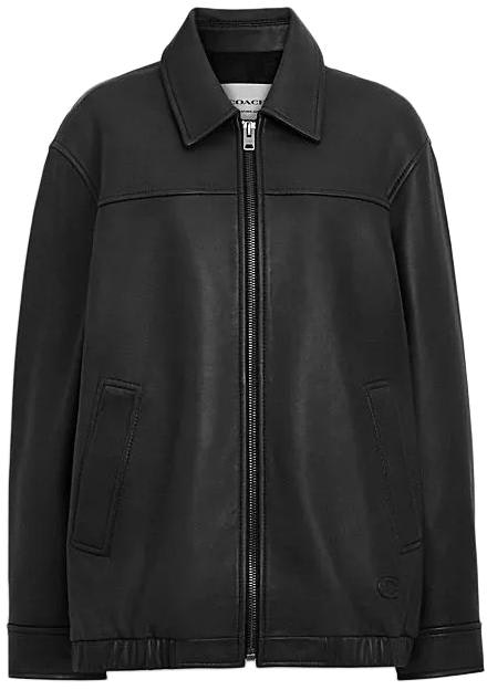 women-coach-black-leather-jacket-ss-24-with-zipper-and-point-collar-cq-829-blk