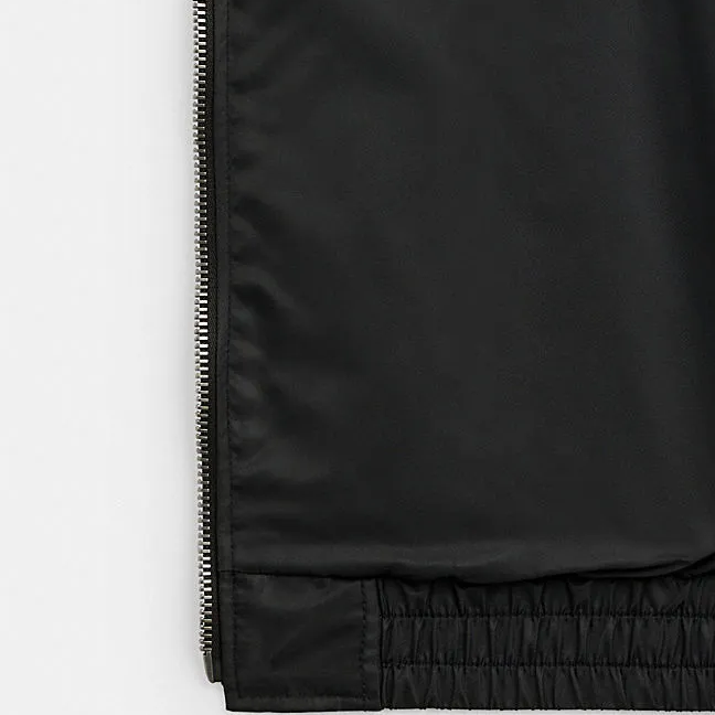 Shop (W) COACH 黑色標誌拉鍊Polo背心 SS24 CS555-BLK