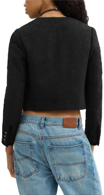 (W) COACH 黑色單扣長袖短版外套 CU429-BLK Shop (W) COACH 黑色單扣長袖短版外套 CU429-BLK