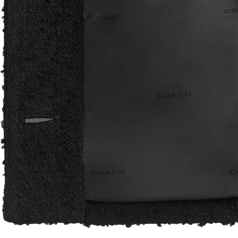 Details for (W) COACH 黑色單扣長袖短版外套 CU429-BLK