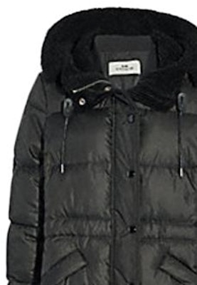 (W) COACH黑色连帽拉链中长款羽绒服长袖外套。 F34128-BLK Lookbook (W) COACH黑色连帽拉链中长款羽绒服长袖外套。 F34128-BLK