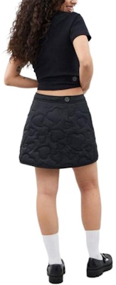 (W) コーチ ブラック ローウエスト カジュアルスカート 無地デザイン CR806-BLK Purchase (W) コーチ ブラック ローウエスト カジュアルスカート 無地デザイン CR806-BLK