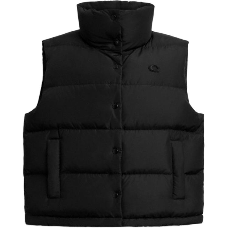 Order (Women) COACH  Black Sleeveless Loose Fit Vest CV308-BLK