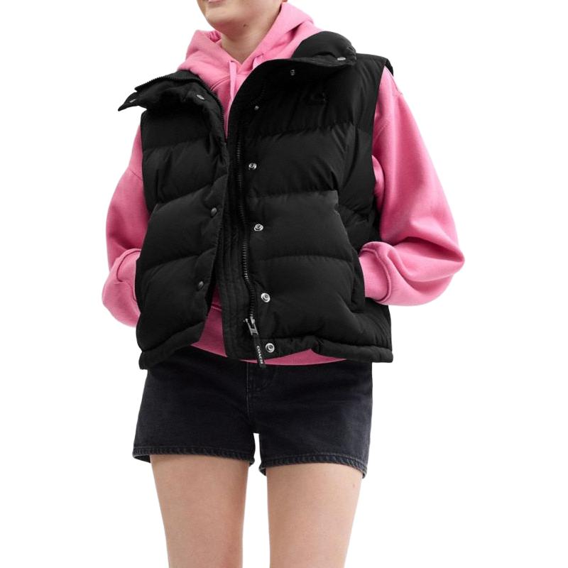 Lookbook (Women) COACH  Black Sleeveless Loose Fit Vest CV308-BLK