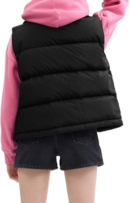 (Women) COACH Black Sleeveless Loose Fit Vest CV308-BLK Shop (Women) COACH Black Sleeveless Loose Fit Vest CV308-BLK