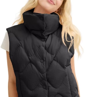 (W) COACH 黑色無袖拉鍊背心夾克 CV305-BLK Purchase (W) COACH 黑色無袖拉鍊背心夾克 CV305-BLK