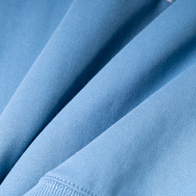 (W) COACH Sweater Biru Crewneck FW22 Desain Snowflake Carriage. CE448-BLU 4