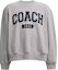 Buy (Women) COACH Boyfriend Style Crewneck Letter Print Sweatshirt Light Grey CAH74-HGR