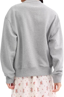 (Women) COACH Boyfriend Style Crewneck Letter Print Sweatshirt Light Grey CAH74-HGR Shop (Women) COACH Boyfriend Style Crewneck Letter Print Sweatshirt Light Grey CAH74-HGR