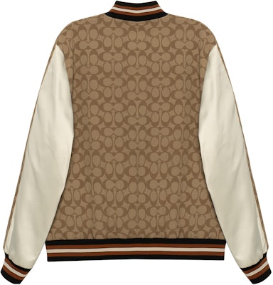 (W) COACH 棕色Logo印花拉鍊外套 SS23系列 CB618-E7V Lookbook (W) COACH 棕色Logo印花拉鍊外套 SS23系列 CB618-E7V