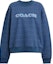 Buy (Women) COACH Classic Crewneck Cotton Long-Sleeve Sweatshirt - Blue CZ190-NAY