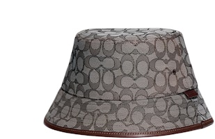 (Women) COACH Classic Logo Fashion Bucket Hat Brown. CH790 (Women) COACH Classic Logo Fashion Bucket Hat Brown. CH790