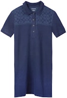 (Women) COACH Classic Logo Knit Polo Short Sleeve Dress Navy Blue. CL271-NYJ (Women) COACH Classic Logo Knit Polo Short Sleeve Dress Navy Blue. CL271-NYJ