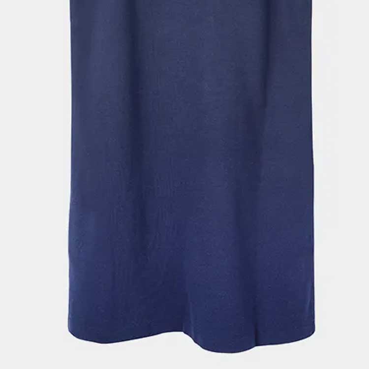 Details for (W) COACH Gaun Polo Lengan Pendek Logo Klasik Rajut Biru Navy. CL271-NYJ