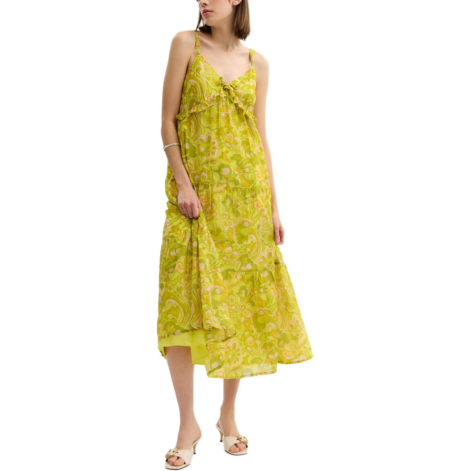 Lookbook (W) COACH Cotton Voile Floral Maxi Slip Dress - Pelbagai Warna CBD99-Y1F