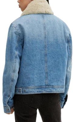 (W) COACH Jaket Denim Biru dengan Kolar Shearling Boleh Tanggal CM287-BLU Purchase (W) COACH Jaket Denim Biru dengan Kolar Shearling Boleh Tanggal CM287-BLU