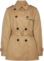 (Women) COACH Double-Breasted Khaki Trench Coat C8770-EAL (Women) COACH Double-Breasted Khaki Trench Coat C8770-EAL