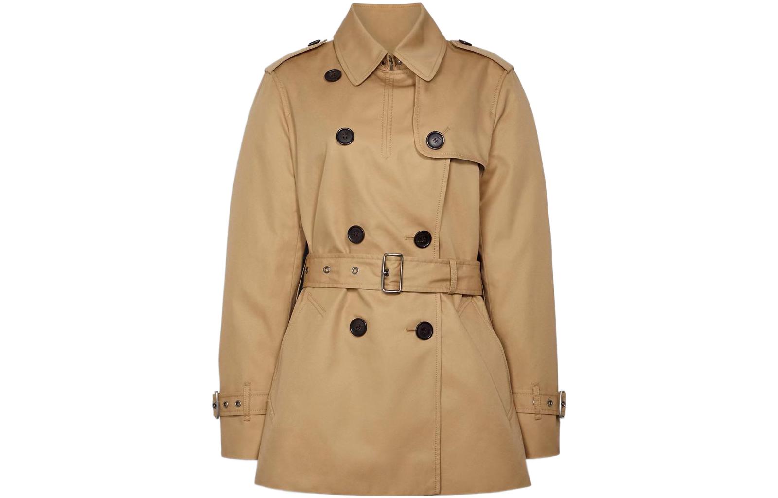 Order (Women) COACH  Double-Breasted Khaki Trench Coat C8770-EAL