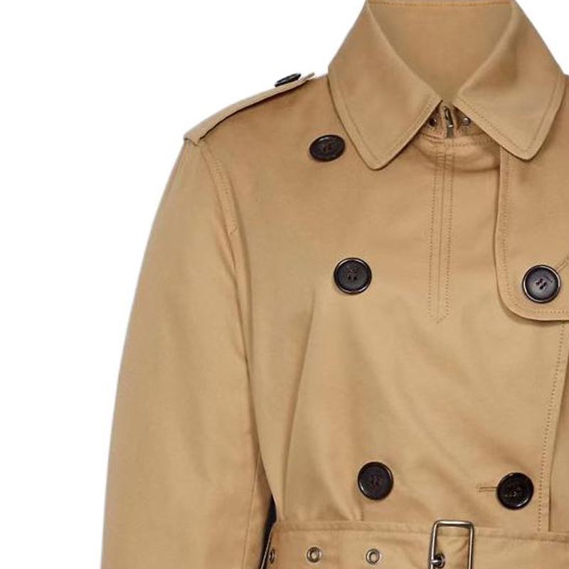 Purchase (Women) COACH  Double-Breasted Khaki Trench Coat C8770-EAL