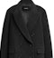 Purchase (Women) COACH Double-Breasted Long Coat Charcoal Grey CY202-CGR