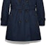 Purchase (Women) COACH Double-Breasted Long Sleeve Trench Coat Blue FW22. F34025-NAV