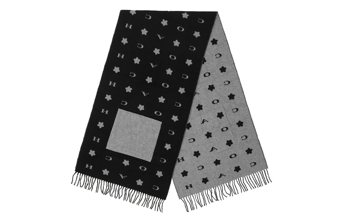 Lookbook (W) COACH Syal Fashion Trend Simple dan Serbaguna. 76391-BLK