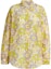 Buy (Women) COACH Floral Yellow Cotton Batiste Long Sleeve Shirt SS25. CAU02-Y1D
