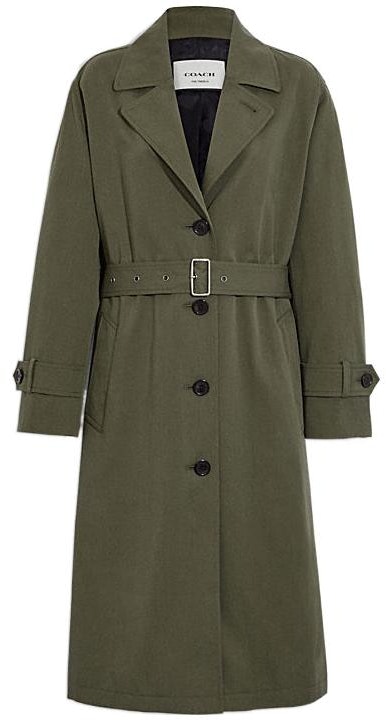 women-coach-fw-22-solid-color-belted-trench-coat-in-fern-green-cb-591-frn