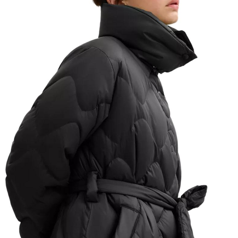 Details for (Women) COACH  FW24 Black Solid Color Zip-Up Long Sleeve Down Jacket CV524-BLK