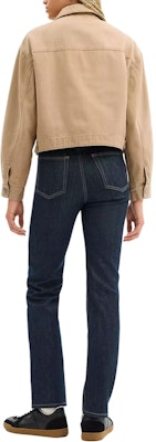 (W) COACH FW25 Jaket Kerja Denim Monogram Zip-Up Katun. CBB72-Y0P Shop (W) COACH FW25 Jaket Kerja Denim Monogram Zip-Up Katun. CBB72-Y0P