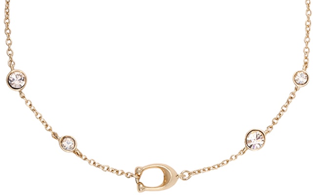 (W) COACH Gelang Perhiasan Mewah Huruf Berlapis Emas dan Zirkon. C9449-GLD Lookbook (W) COACH Gelang Perhiasan Mewah Huruf Berlapis Emas dan Zirkon. C9449-GLD