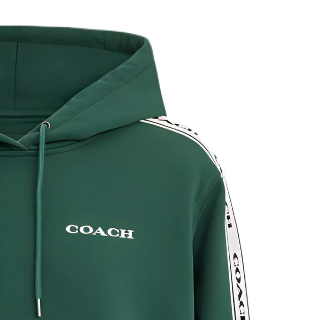 Sizing (W) COACH Hoodie Sweatshirt Logo Hijau Print. C8784-AR2