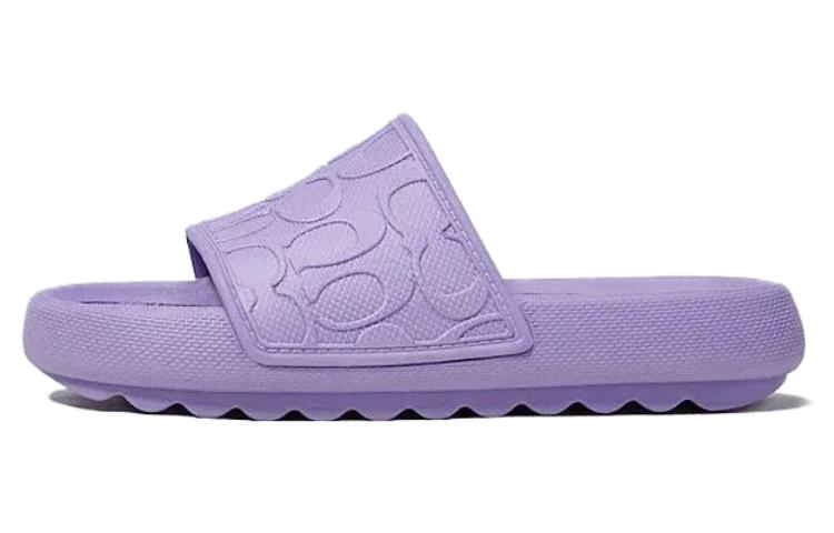 (W) Coach 'Lavender Fashion Thick-Soled Slide'