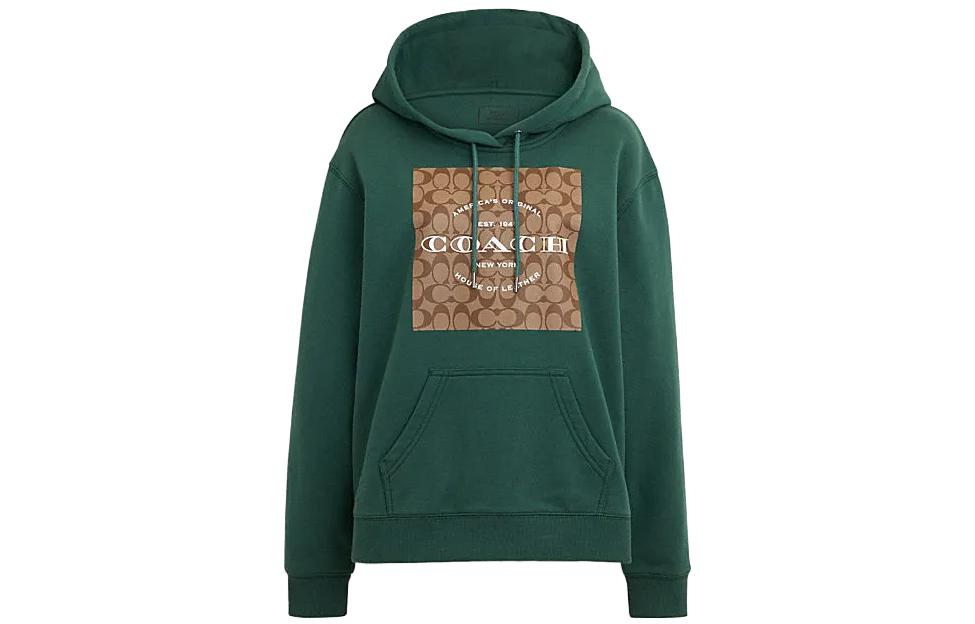 (Women) COACH  Logo Print Pullover Hoodie. C8774-WHT 圖 4