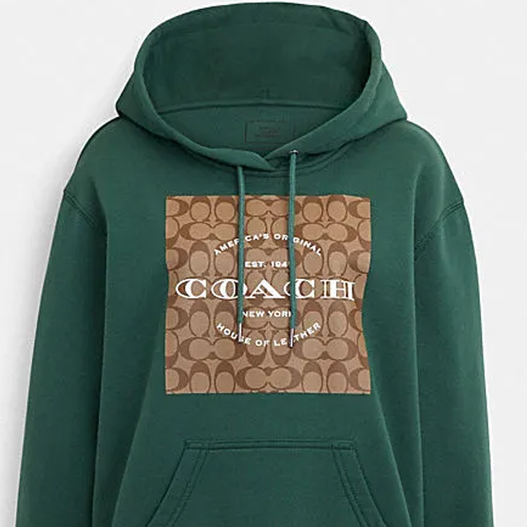 (Women) COACH  Logo Print Pullover Hoodie. C8774-WHT 圖 6